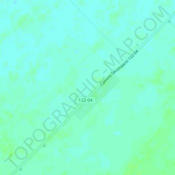 Topografisk kort Graciarena, højde, terræn