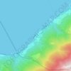 Topografisk kort Ranzo, højde, terræn