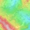 Topografisk kort La Sega, højde, terræn