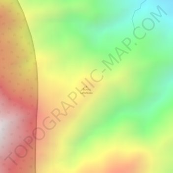 Topografisk kort Buntu Lokosusu, højde, terræn