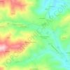 Topografisk kort Pagannoni Inferiore, højde, terræn