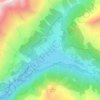 Topografisk kort Rein in Taufers - Riva di Tures, højde, terræn