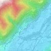 Topografisk kort Castelfranco, højde, terræn