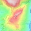 Topografisk kort Monte Oro, højde, terræn