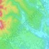 Topografisk kort Località Fornaci, højde, terræn