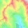 Topografisk kort Tza de Menovy, højde, terræn