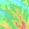 Topografisk kort Bricco Rotondo, højde, terræn