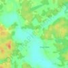 Topografisk kort Ingla, højde, terræn