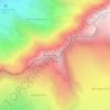 Topografisk kort Grosshorn, højde, terræn