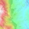 Topografisk kort Meta, højde, terræn