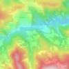 Topografisk kort Ravarano, højde, terræn