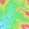 Topografisk kort Mochignano di Sotto, højde, terræn