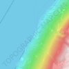Topografisk kort Marniga, højde, terræn