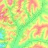 Topografisk kort San Giovanni d'Asso, højde, terræn