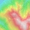 Topografisk kort Predigtstuhl, højde, terræn