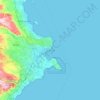 Topografisk kort Syracuse, højde, terræn
