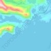 Topografisk kort Å, højde, terræn