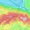 Topografisk kort Dosso Pallanza, højde, terræn