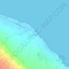 Topografisk kort Egnazia scavi, højde, terræn