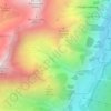 Topografisk kort Cussunaz, højde, terræn