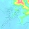 Topografisk kort Itanhém, højde, terræn