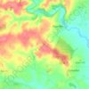 Topografisk kort Brand Green, højde, terræn