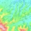 Topografisk kort Levizzano Rangone, højde, terræn