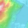 Topografisk kort Albonico, højde, terræn