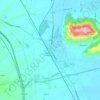 Topografisk kort Vairano Scalo, højde, terræn