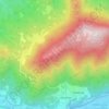 Topografisk kort Selvapiana, højde, terræn