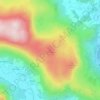 Topografisk kort Lang How, højde, terræn