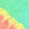 Topografisk kort Islas de las Lechiguanas, højde, terræn