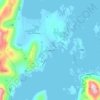 Topografisk kort Fredvang, højde, terræn