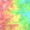 Topografisk kort Görglas, højde, terræn