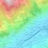 Topografisk kort Palue, højde, terræn