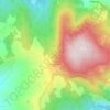 Topografisk kort Chiastra di San Benedetto, højde, terræn