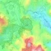 Topografisk kort Batu Tulis, højde, terræn
