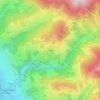 Topografisk kort Kalchberg, højde, terræn