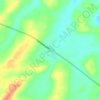 Topografisk kort Taief, højde, terræn