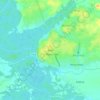Topografisk kort Eket, højde, terræn