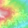 Topografisk kort Codegazzi, højde, terræn
