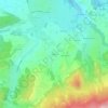 Topografisk kort Zénauva, højde, terræn