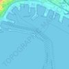 Topografisk kort Molo San Vincenzo, højde, terræn