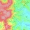 Topografisk kort Adlmörting, højde, terræn