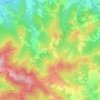 Topografisk kort Tetti None, højde, terræn
