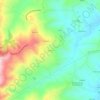 Topografisk kort Carosi, højde, terræn
