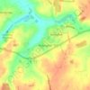 Topografisk kort Rickinghall, højde, terræn
