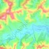 Topografisk kort Crocetta di Sopra, højde, terræn