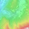 Topografisk kort Luch, højde, terræn