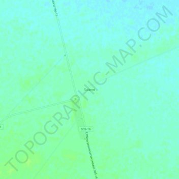 Topografisk kort Solanet, højde, terræn